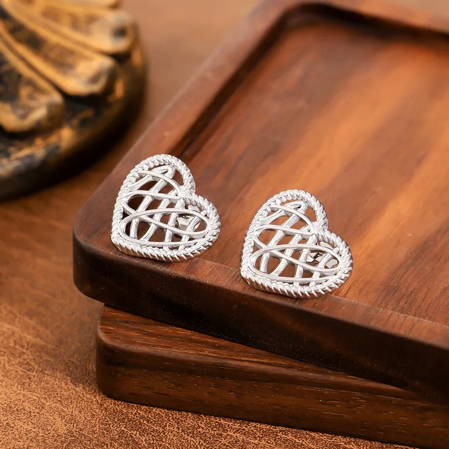 Vintage Sunflower Half Stud Earrings 2#【E1602-B】-Single Earring