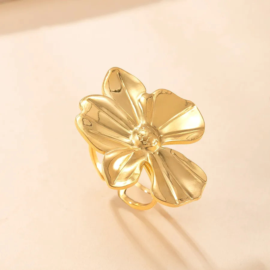 Geometric Stainless Steel Open Ring Average Size YYJZ424