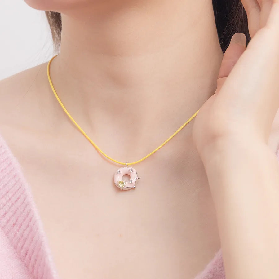 Cute Donut Ice Cream Drop Earrings