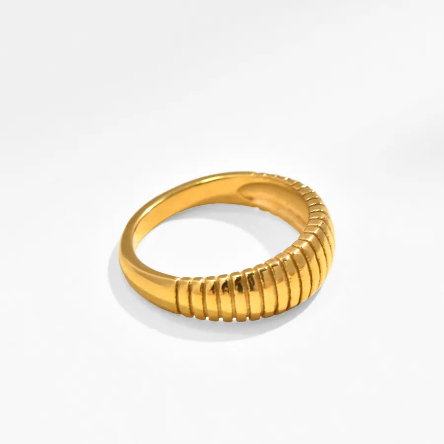 18K Gold Plated Stainless Steel Nordic Ring