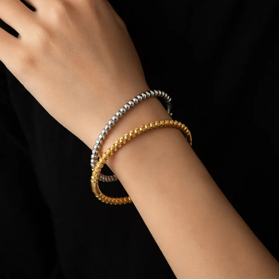 Gold Plated Open Bangle Bracelet