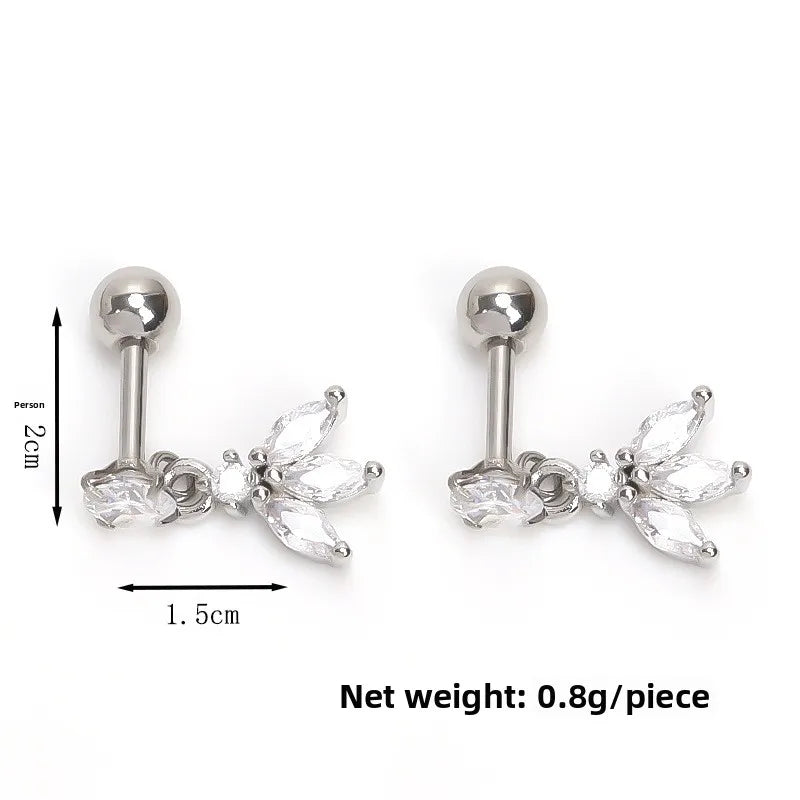 Boho Gold Stainless Steel Ear Studs