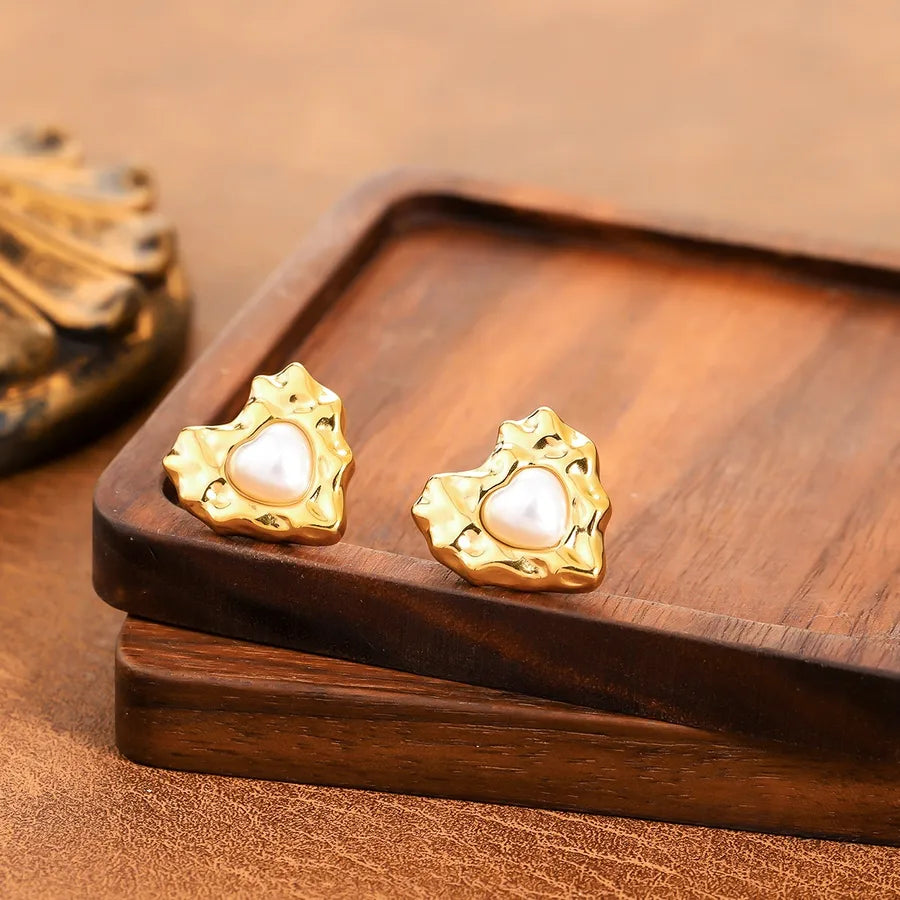 Vintage Sunflower Half Stud Earrings 15#【E1613-A】-Single Earring