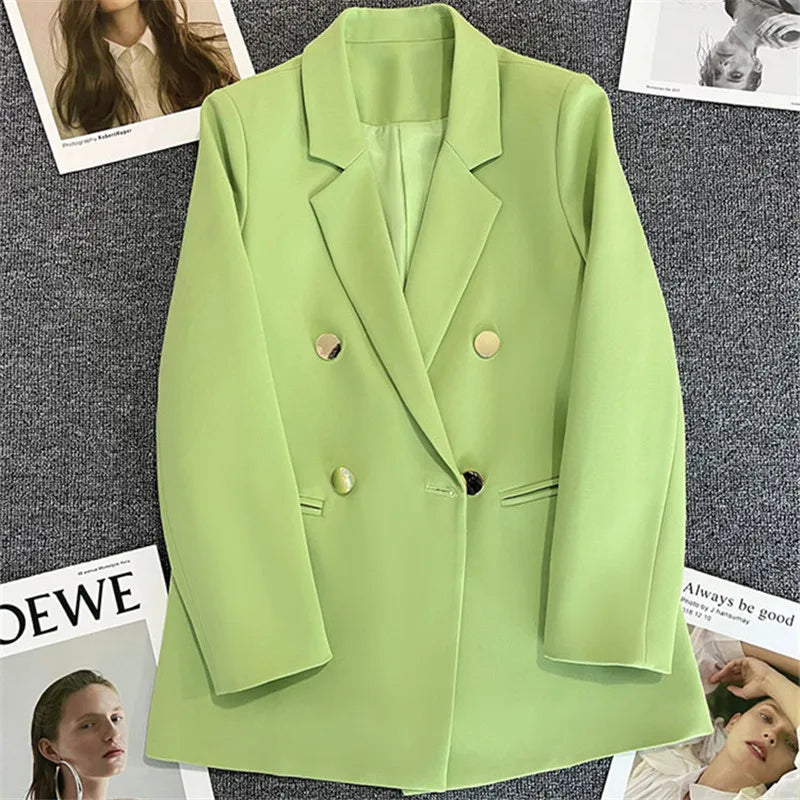 Candy Green Women's Blazer – Spring/Autumn Style candy Green