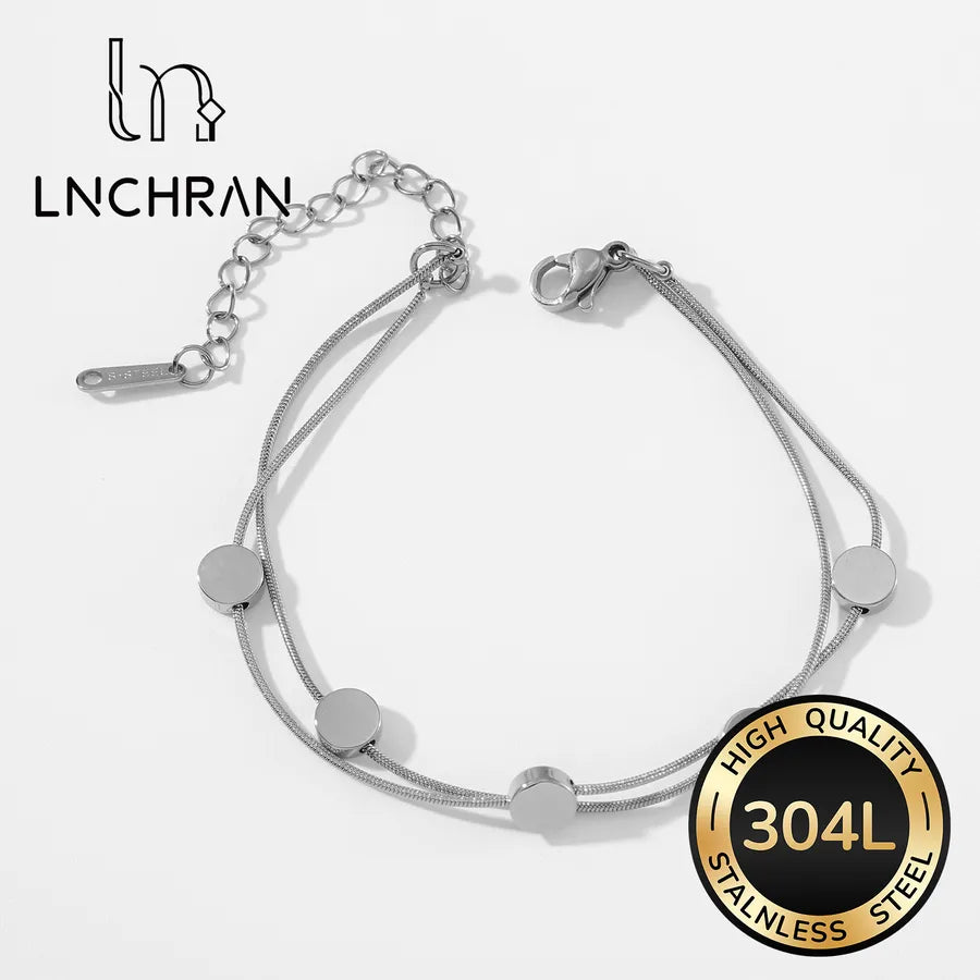 18K Gold Plated Geometric Stainless Steel Necklace