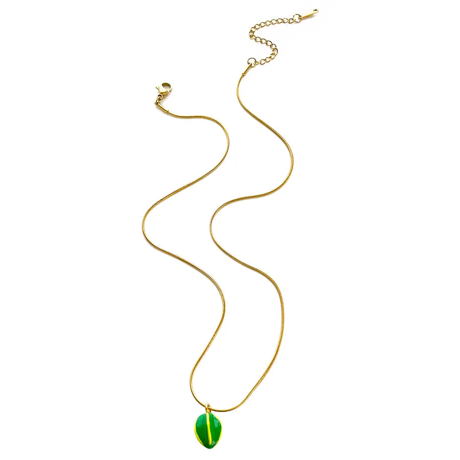 18K Gold Plated Geometric Pendant Necklace