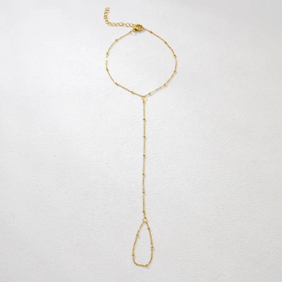 18K Gold Plated Stainless Steel Hip-Hop Bracelet