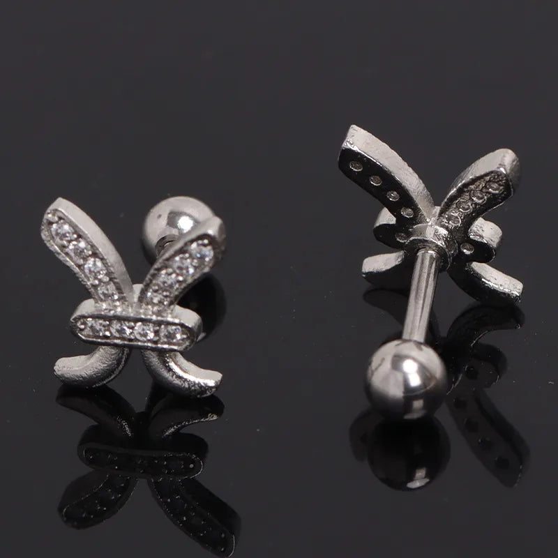 Zodiac Stone Stud Earrings – 18K Gold Plated