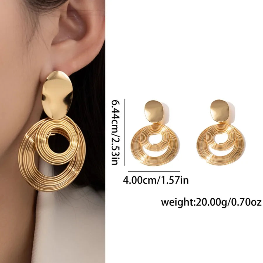 Elegant Titanium Steel Drop Earrings E0900