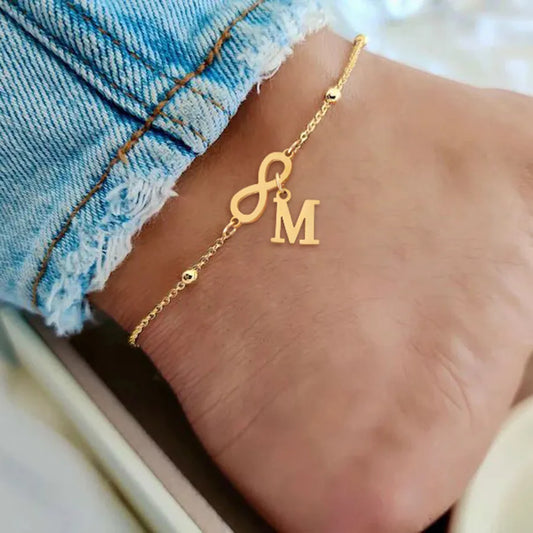 Gold Infinity Anklet – 18K Plated Stainless Steel