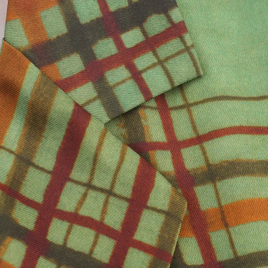 Women's Green Plaid Blazer Jacket