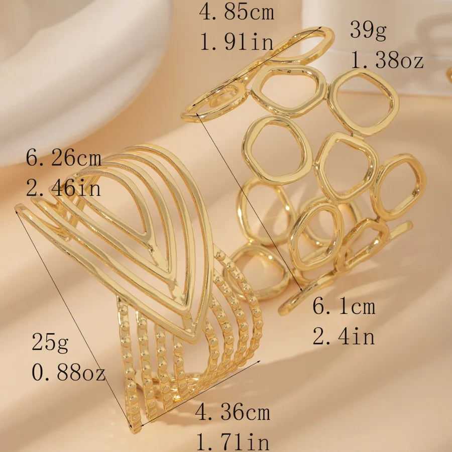 18K Gold Plated Stainless Steel Open Bangle