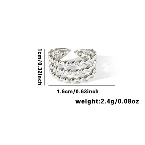 Titanium Steel Fish Tail Ring for Women