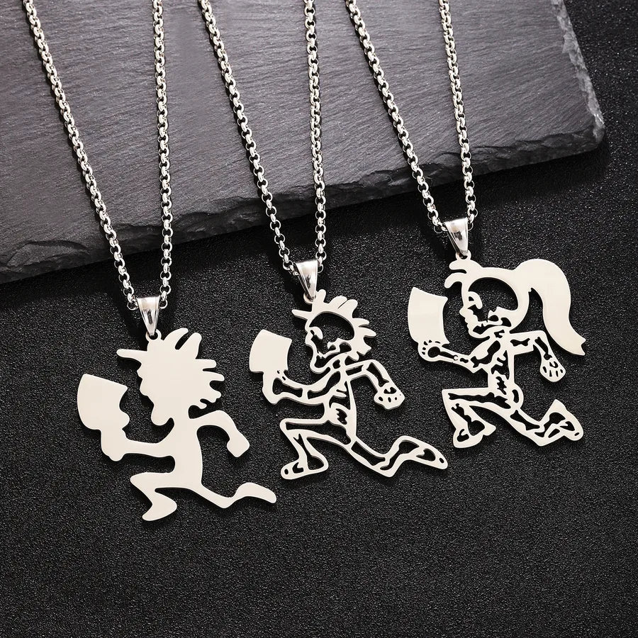 18K Gold Plated Chopper Pendant Necklace