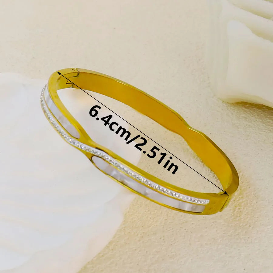 18K Gold Plated Star & Snake Stainless Steel Bracelet