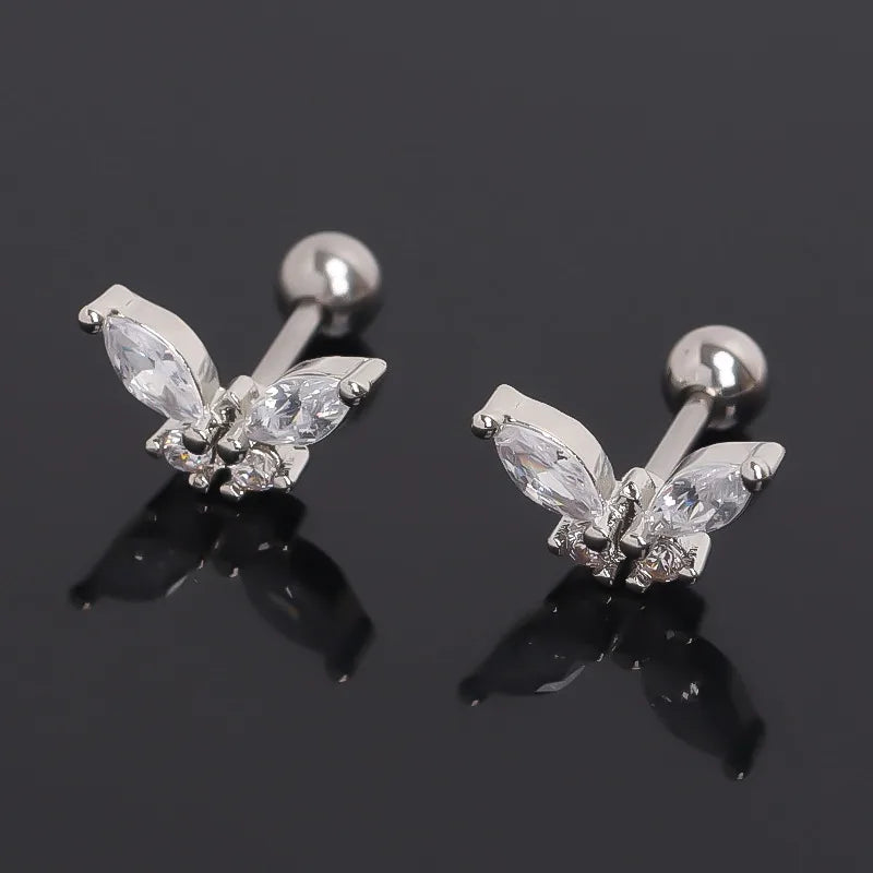 Stainless Steel Butterfly Ear Cuff