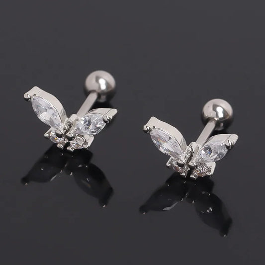 Stainless Steel Butterfly Ear Cuff
