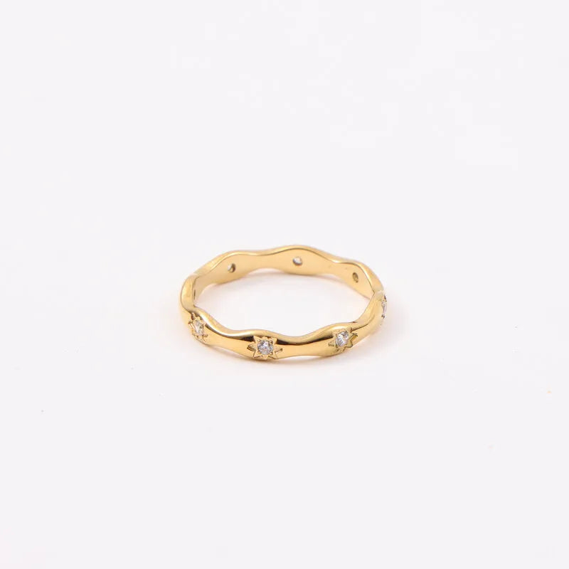 18K Gold Plated Geometric Diamond Bracelet