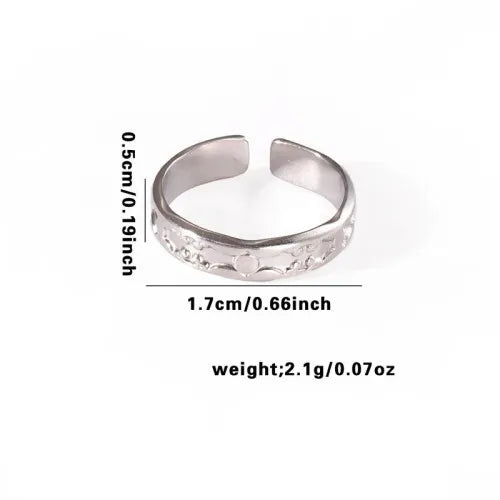 Titanium Steel Fish Tail Ring for Women