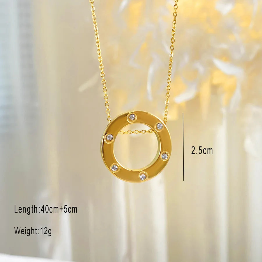 Gold Plated Titanium Letter V Pendant Necklace Gold - Kajia Big Cake Necklace