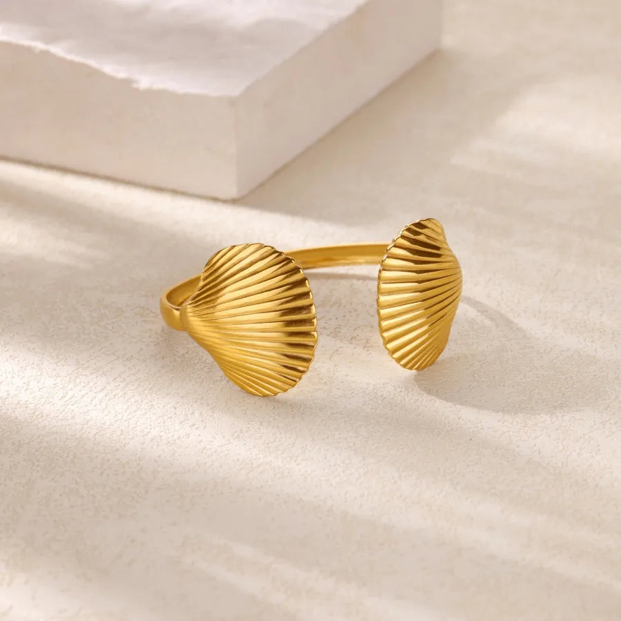 Gold Shell Stainless Steel Bracelet