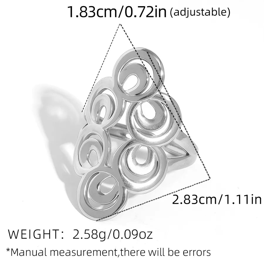 18K Gold Plated Boho Stainless Steel Ring