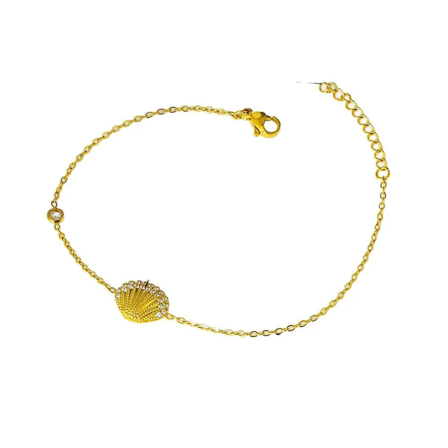 White Star Ocean Bracelet – Titanium Steel & Zircon