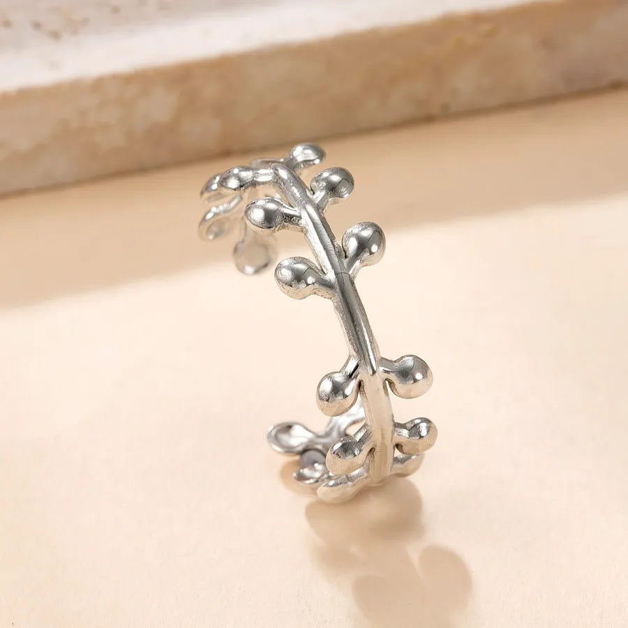 Geometric Open Ring in 304 Stainless Steel Average Size YYJZ298S