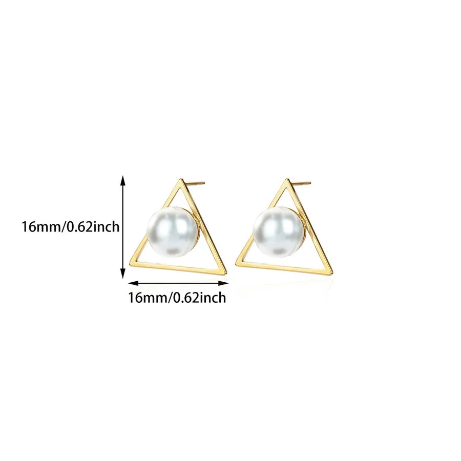 Blue Zircon Starfish Pearl Hoop Earrings E6039