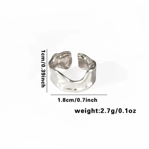 Titanium Steel Fish Tail Ring for Women