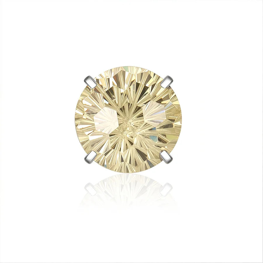 Titanium Geometric Lightning Ear Studs – 5 Pack Yellow 6mm (single Head M0.9)