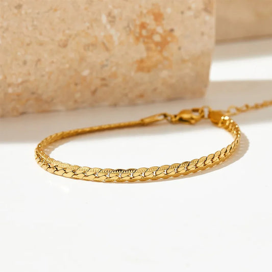 Stainless Steel Cuban Link Bracelet