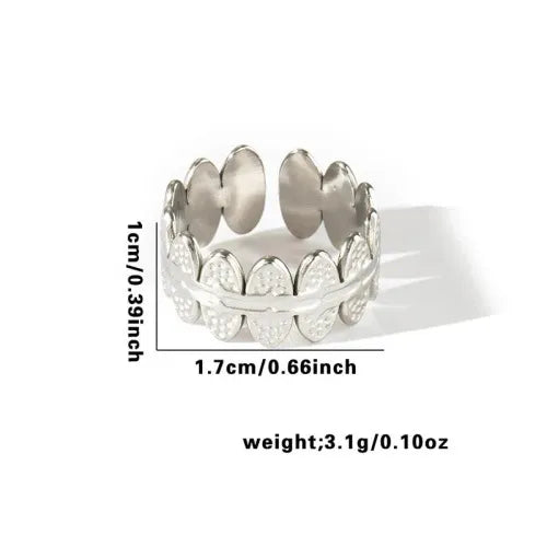 Titanium Steel Fish Tail Ring for Women