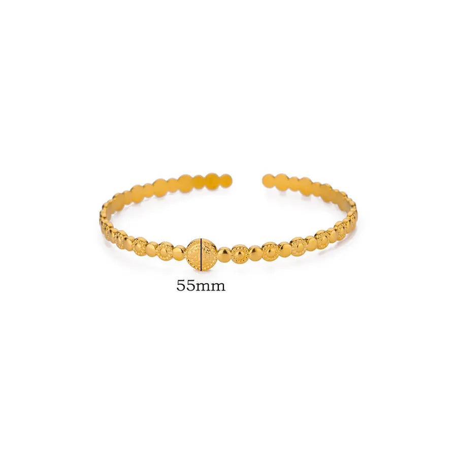 18K Gold Leaf Bracelet for Women B1617G