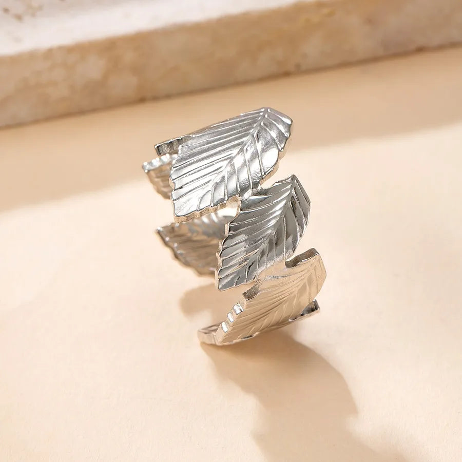 Geometric Open Ring in 304 Stainless Steel Average Size YYJZ365S