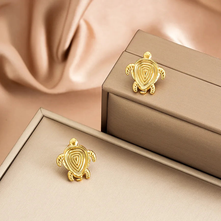 Irregular 18K Gold Plated Stainless Steel Earrings