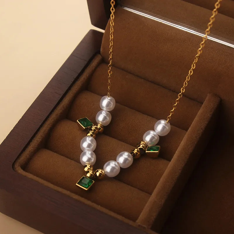 Crystal Fringe Multi-Layer Pendant Necklace 8