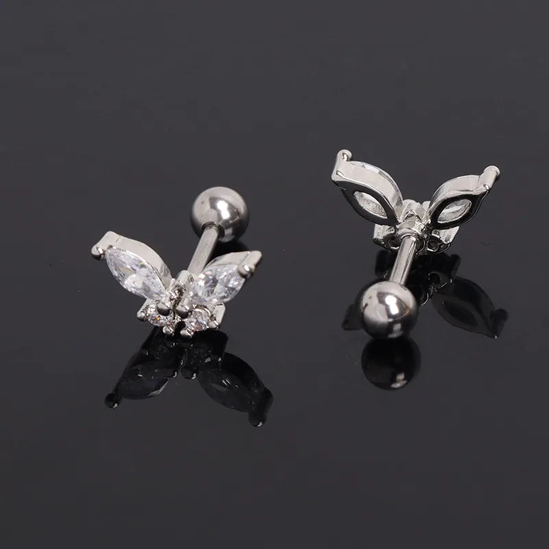 Stainless Steel Butterfly Ear Cuff