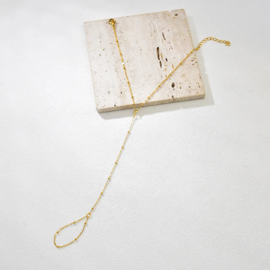 18K Gold Plated Stainless Steel Hip-Hop Bracelet