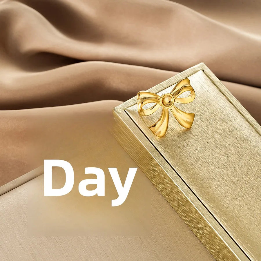 Irregular 18K Gold Plated Stainless Steel Earrings E1392-A (Gold Stud Earrings Pairs)