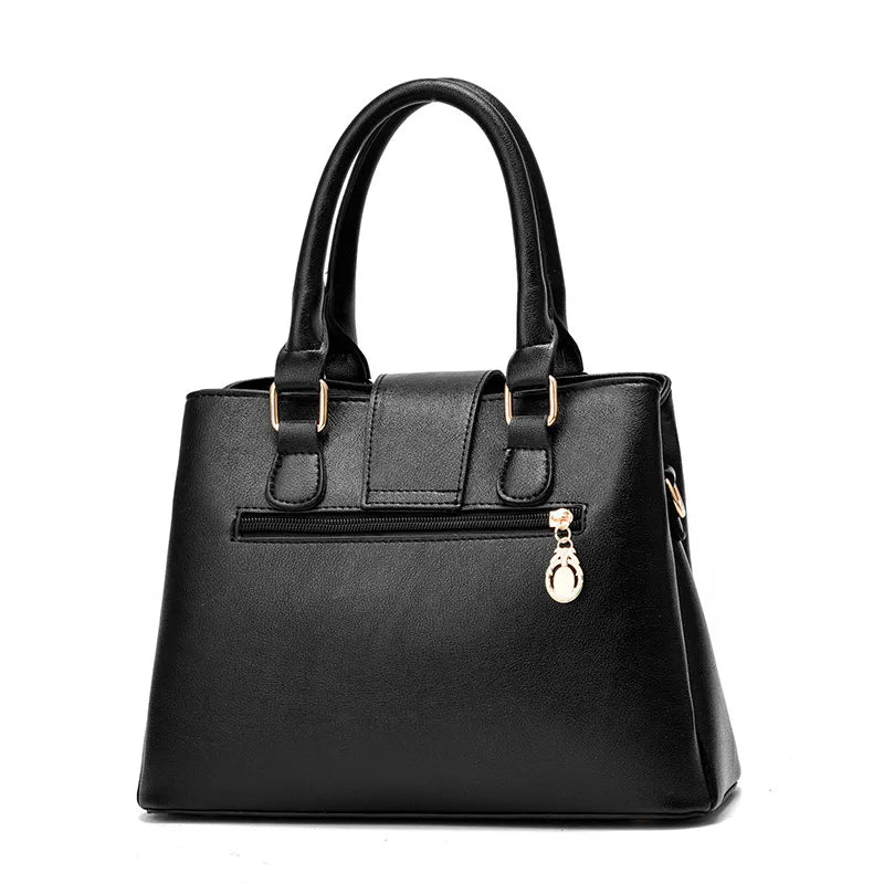 Elegant PU Leather Square Shoulder Bag