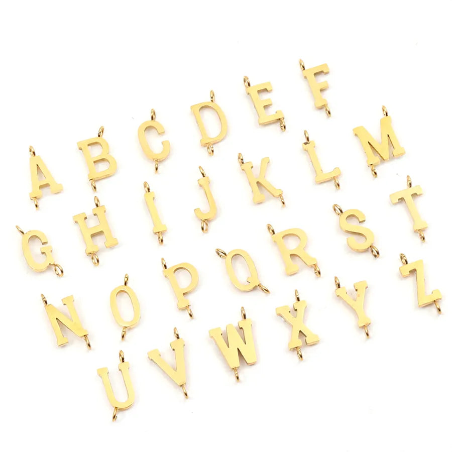 Gold Initial Pearl Bracelet – Vintage 18K Plated