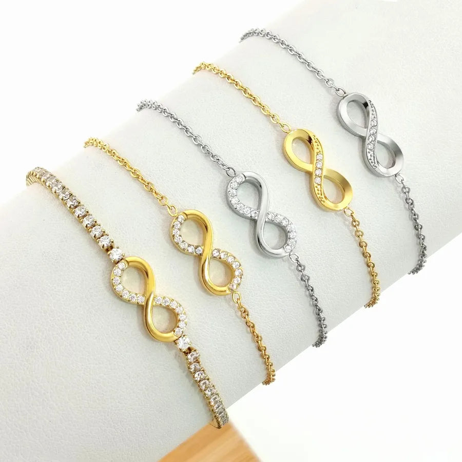 Infinity Titanium Steel Bracelet – PVD Coated
