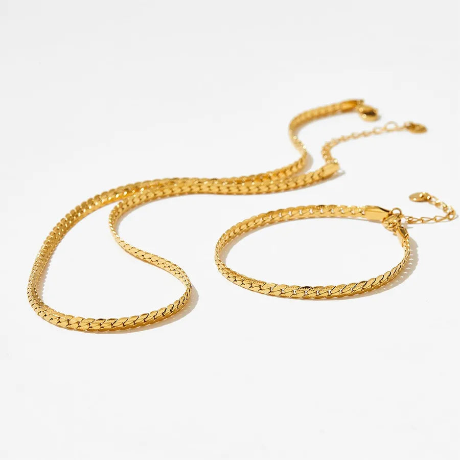 Stainless Steel Cuban Link Bracelet