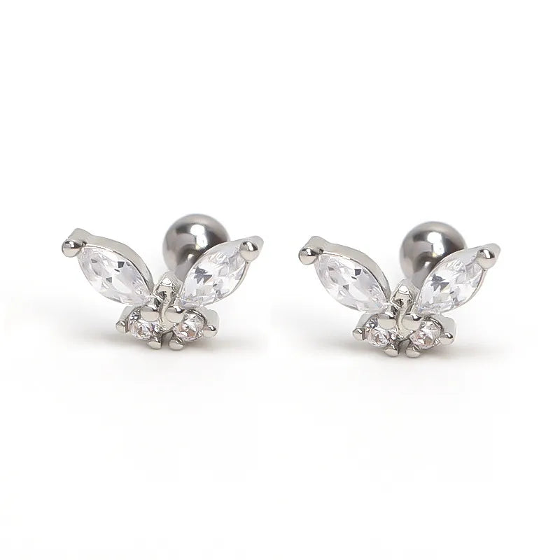 Stainless Steel Butterfly Ear Cuff