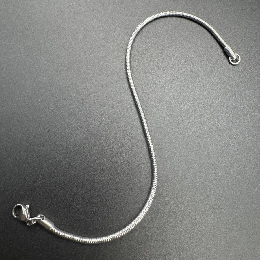 Unisex Titanium Steel Snake Chain Bracelet