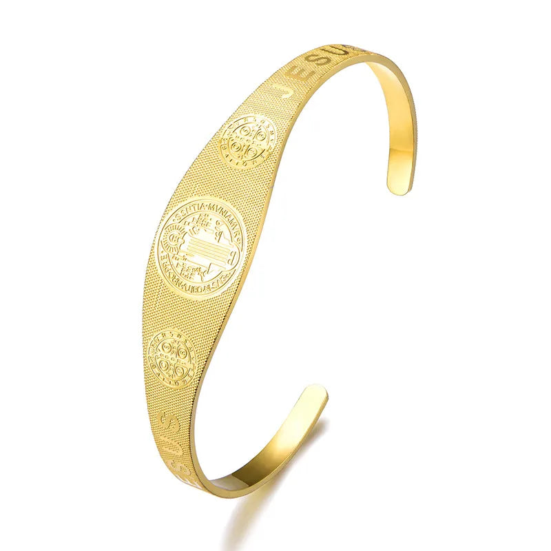 Women's Stainless Steel Open Hand Bangle