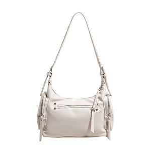 Retro Multi-Pocket Shoulder Bag with Tassel - Smiling Maria - Everything For Women