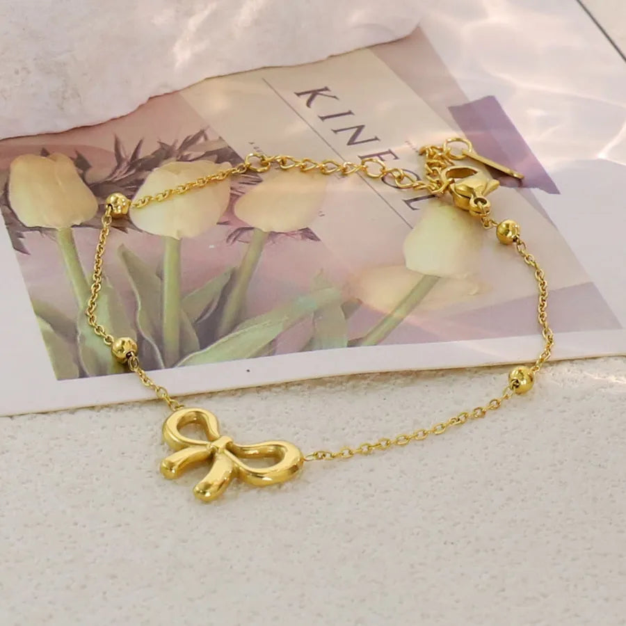 Gold Plated Stainless Steel Asymmetric Bracelet Average Size Gold Style 2