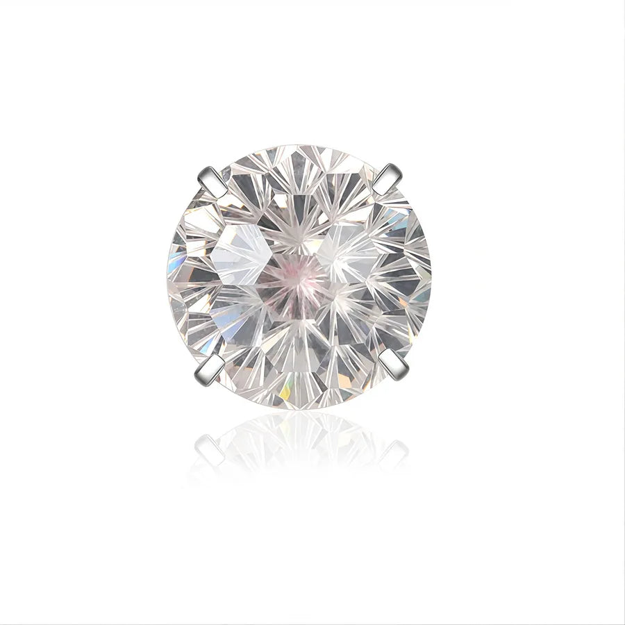 Titanium Geometric Lightning Ear Studs – 5 Pack White 6mm (single Head M0.9)